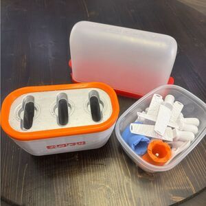 Zoku triple quick pop maker with accessories and recipe book